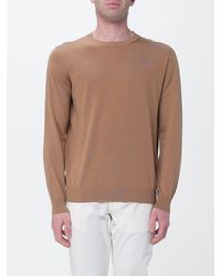 Kangra - Cotton And Silk Crew Neck Pullover - Lyst