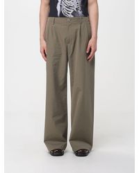 Our Legacy - Wide Leg Cotton Blend Trousers - Lyst