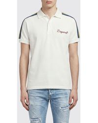 DSquared² - Cotton Polo Shirt With Logo - Lyst