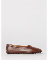 Tod's - Leather Ballerinas - Lyst