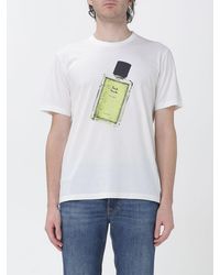 Paul Smith - Organic Cotton T-Shirt With Graphic Logo Print - Lyst