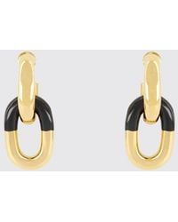 Rabanne - Xl Link Aluminum Earrings - Lyst