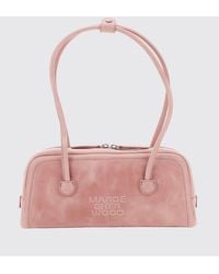 Marge Sherwood - Boston Flared Leather Shoulder Bag With Double Handle - Lyst