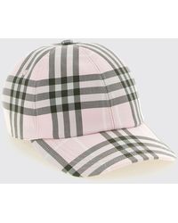 Burberry - Baumwoll-Twill-Hut Mit Check-Print - Lyst