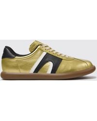 Camper - Pelotas Soller Calfskin Low-Top Sneakers With Contrast Logo - Lyst