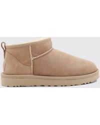 UGG - Classic Ultra Mini Waterproof Suede Platform Ankle Boots - Lyst