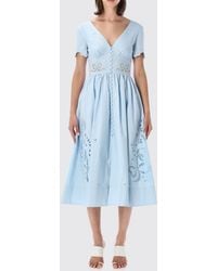 Self-Portrait - A-Line Midi Dress - Lyst