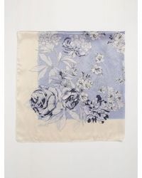 Liu Jo - Peony Printed Polyester Foulard - Lyst