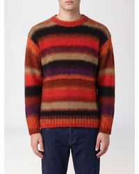 Kangra - Multicolour Striped Wool Crewneck Jumper - Lyst