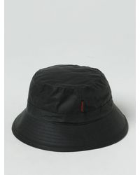 Barbour - Cappello in cotone cerato con logo - Lyst