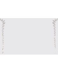 Swarovski - Mesmera Rhodium-Plated Crystal Drop Earrings - Lyst