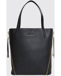 Elisabetta Franchi - Synthetic Fiber Shoulder Bag With Double Handle - Lyst