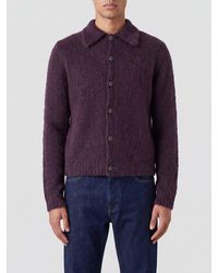 Dries Van Noten - Cardigan Style Polo En Mélange D'Alpaga Et De Laine Mérinos - Lyst