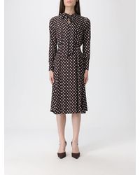 Mar De Margaritas - Abito Georgia Midi Con Fiocco A Pois - Lyst