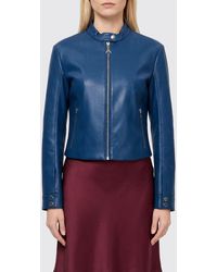 Patrizia Pepe - Faux Leather Biker Jacket - Lyst
