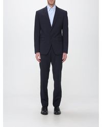 Emporio Armani - Single-Breasted Two-Button Virgin Wool Suit - Lyst