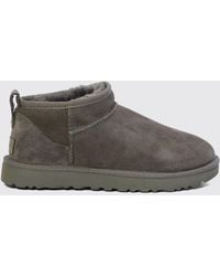 UGG - Classic Ultra Mini Waterproof Suede Platform Ankle Boots - Lyst