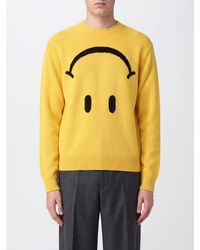 Moschino - Pure Virgin Wool Crewneck Jumper With Graphic Print - Lyst