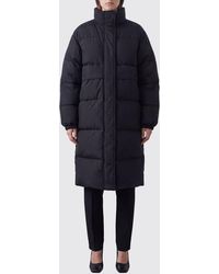 Jil Sander - Long Quilted Polyester Puffer Jacket With Funnel Neck - Lyst