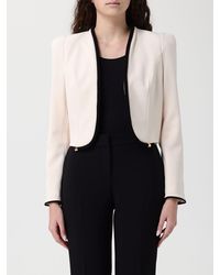 Elisabetta Franchi - Polyester Blazer - Lyst