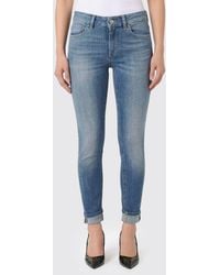 Dondup - Skinny Fit Stretch Denim Jeans - Lyst