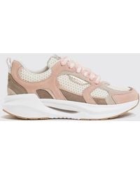 Twinset - Mesh And Suede Sneakers - Lyst