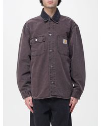 Carhartt - Mitch Cotton Overshirt With Logo - Lyst
