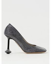 Loewe - Pumps Toy in suede con cristalli - Lyst