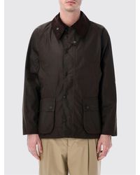 Barbour - Bedale Waxed Cotton Jacket With Corduroy Collar - Lyst
