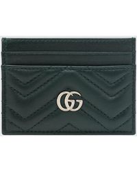Gucci - Gg Marmont Matelassé Nappa Card Holder - Lyst