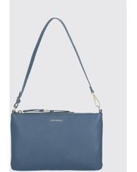 Coccinelle - C-Easy Hammered Leather Pouch - Lyst