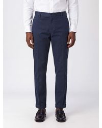 Dondup - Slim Fit Cuffed Stretch Cotton Chino Trousers - Lyst