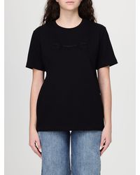Elisabetta Franchi - Cotton T-Shirt - Lyst