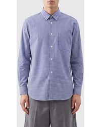 Comme des Garçons - Relaxed Fit Vichy Check Cotton Shirt - Lyst