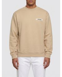 Jacquemus - Logo Cotton Crewneck Sweatshirt - Lyst
