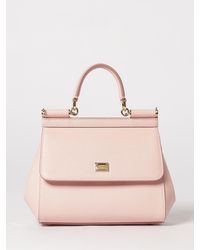 Dolce & Gabbana - Dolce &Amp Gabbana Medium Sicily Dauphine Calfskin Handbag - Lyst