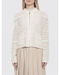 Fabiana Filippi - Crocheted Cardigan With Sequins - Lyst
