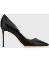 Jimmy Choo - Romy Smooth Leather High-Heel Court Shoes With Almond Toe - Lyst