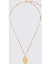 Dolce & Gabbana - Dolce &Amp Gabbana Medallion Brass Necklace With Pendant - Lyst