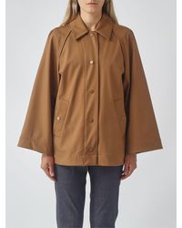 Max Mara - Short Relaxed-Fit Trench Coat - Lyst