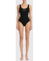 Jil Sander - Einteiliger Badeanzug - Lyst