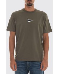 BOSS - Cotton T-Shirt With Contrasting Graphic Print And Logo - Lyst