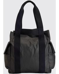 Y-3 - Large Recycled Tech Fabric Tote Bag With Printed Logo - Lyst