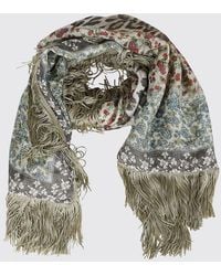 Faliero Sarti - Animal Print Silk Blend Scarf - Lyst