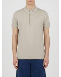 Aspesi - Cotton Knit Polo Shirt - Lyst