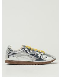 Autry - Windspin Laminated Patent Leather Sneakers - Lyst