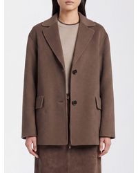 Max Mara - Short Single-Breasted Coat - Lyst