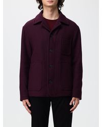 Brooksfield - Casual Wool Blend Shirt Jacket With Front Patch Pockets - Lyst
