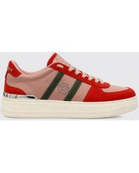 Philipp Plein - Low-Top Leather Trainers With Hexagon Logo And Round Toe - Lyst
