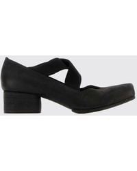 Uma Wang - Mary-Jane-Ballerinas Aus Glattem Kalbsleder Mit Eckiger Zehenpartie - Lyst